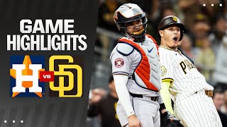 Astros vs Padres Game Highlights 91724  MLB Highlights [upl. by Claman]