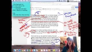 Literary Annotation Practice [upl. by Marcoux]