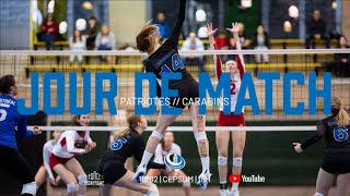 Volleyball féminin Patriotes contre Carabins [upl. by Adallard]