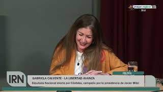 GABRIELA CALVENTE  DIPUTADA LA LIBERTAD AVANZA [upl. by Ajnot]