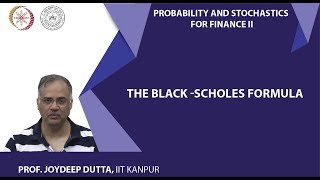 The Black Scholes formula [upl. by Kevin565]