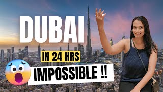 Dubai Places to visit 2024  20 hours Layover in Dubai  What to do  Dubai Travel Vlog in Hindi [upl. by Starobin]