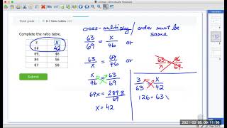 6th Grade Math IXL R7 Ratio Tables [upl. by Ferwerda78]