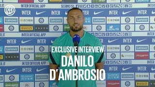 DANILO DAMBROSIO  Exclusive Inter TV Interview  InterPreSeason IMInter 🎙️⚫️🔵🇮🇹 SUB ENG [upl. by Grekin186]