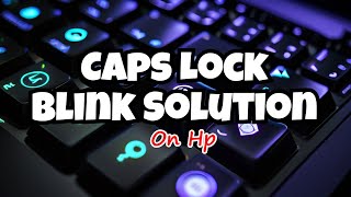 hp laptop caps lock blinking 3 times  msiinfotech [upl. by Aidroc]