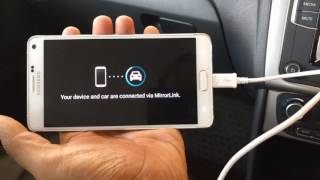 How to use MirrorLink in Volkswagen Polo [upl. by Grania]