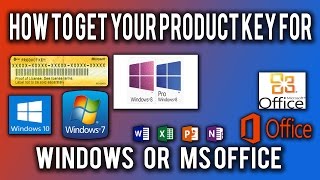 How To Get Your Product Key For Windows 7810 or OEM pre installedwindows 7810 working [upl. by Ative470]