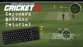 How to bowl in cricket 24 with keyboard [upl. by Ladonna296]