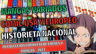 Mi Colección Completa de Mangas y Comics  2023 [upl. by Gregorio]