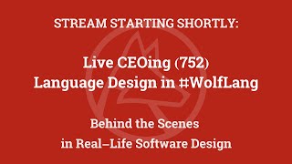 Live CEOing Ep 752 Language Design Review of System Modeling and Control Systems Features for 140 [upl. by Nimsay718]