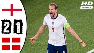 England  Danmark 21 Højdepunkter  EURO 2020 [upl. by Scoter]