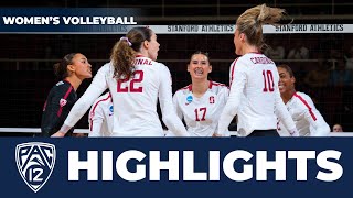 Stanford vs Arizona State Womens Volleyball Highlights  2023 NCAA Tournament [upl. by Feeney]