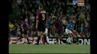 Barça Legends  Magical Rivaldo hattrick in historical match against Valencia [upl. by Zeus]