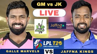 LPL Live Galle Marvels vs Jaffna Kings Live T20  GM vs JK Live 6th Match Lanka Premier League 2024 [upl. by Ayaj982]