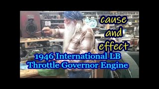 International Engine la lb throttle  governor linkage [upl. by Lyrehc49]