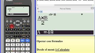 Crea fórmulas con tu calculadora fx991EX [upl. by Ariet]