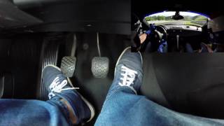 Nordschleife How to Rev Match Pedal CamView BMW Z4M Coupe Heel amp Toe with a twist [upl. by Koller]