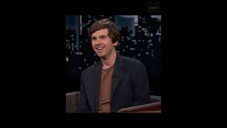 Freddie Highmore on Being Pushed into a Broom Closet at a Talk Show amp We Test His Medical Knowledge [upl. by Alexandro]