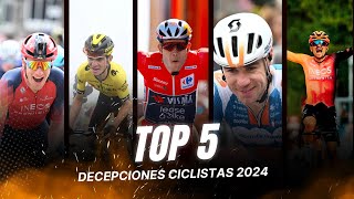 TOP 5 DECEPCIONES CICLISTAS DEL AÑO 2024 [upl. by Nomannic]