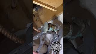 Removing Corroded Angle Stop  Plumbing Clip [upl. by Neddie]