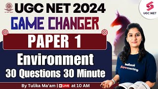 UGC NET 2024 Paper 1  UGC NET Paper 1 Environment  Paper 1 Finale Revision  Tulika Mam [upl. by Astera]