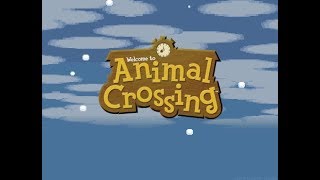 Animal Crossing Wild World  1 AM snow extended [upl. by Larine610]