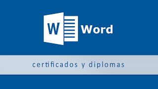 Certificados y diplomas automáticos en Word para PROFESORES y ALUMNOS EducaTutos [upl. by Siurtemed]