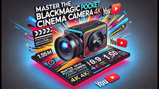 Ultimate Blackmagic Pocket Cinema Camera 4k Settings [upl. by Ylerebmik]