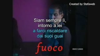 Adriano Celentano  Fuoco Best karaoke songs [upl. by Oswal163]