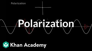 Polarization of light linear and circular  Light waves  Physics  Khan Academy [upl. by Elinad]