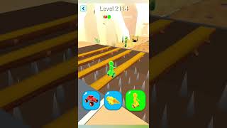 Shape shifting2 game level2114 hyper casual game shapeshifting gameplay gaming shortvideo [upl. by Ellatsyrc]