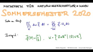 Integralsätze 3  Beispiel zum Satz von Gauß [upl. by Huskamp]