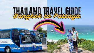 সবচেয়ে কম খরচে Bangkok to Pattaya by bus 143 Baht  Thailand Budget travel guide in Bangla 2024 [upl. by Sami718]