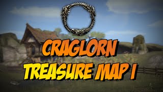 ESO Elder Scrolls Online Craglorn Treasure Map I1 Location [upl. by Eibbob]