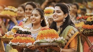 Allipoola Vennela Bathukamma Song  MLC Kalvakuntla Kavitha  AR Rahman  Gautham Menon [upl. by Bardo]