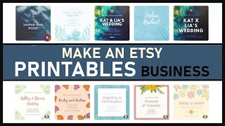 How To Upload Printables To Etsy Printables Business [upl. by Tice]