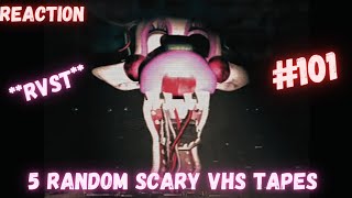 5 Random Scary VHS Tapes amp Reaction 101 RVST [upl. by Einomrah]