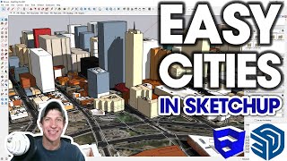 The Best Way to Create a CITY in SketchUp [upl. by Latreece]