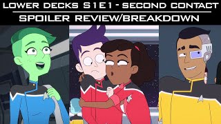 ST Lower Decks S01E01  Spoiler ReviewBreakdown [upl. by Arreit]