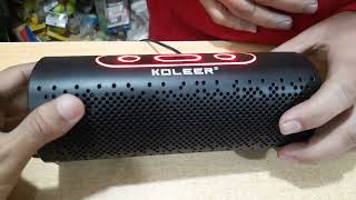 koleer 5819 speaker Bluetooth [upl. by Jepum734]