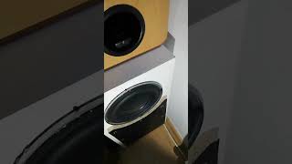 Tpa3116d2 subwoofer 8 and tda7379 subwoofer 65 both low volume test [upl. by Yltneb]