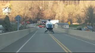 Stat Medevac 8 leaving ATV Crash in Kennerdell [upl. by Gitlow]