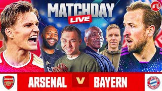 Arsenal 22 Bayern Munich  Match Day Live  Champions League [upl. by Cr889]