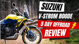 5 days offroad on the Suzuki VStrom 800DE [upl. by Ybsorc359]