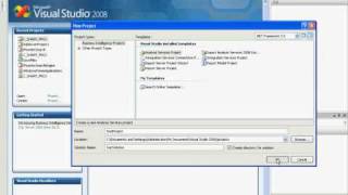 SSAS Video 1  creating a new project using visual studio [upl. by Akinnor294]