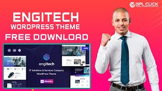 Engitech Theme Free Download Latest Version  Lifetime Free Updates  GPLCLICK [upl. by Sairu]