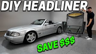 The BEST Way to Fix Your Sagging Headliner  EASY DIY SAVE BIG MONEY [upl. by Eltsyrk700]