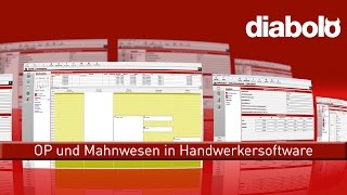 7 diabolo Handwerkersoftware OP amp Mahnwesen [upl. by Dara575]