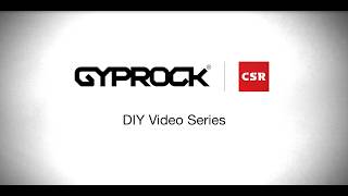 How to use Gyprock Plasterboard to cover a Masonry Wall  DIY Video Series  Video 5 [upl. by Yrot]