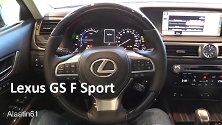 Lexus GS 2017  interior Review [upl. by Allsun]